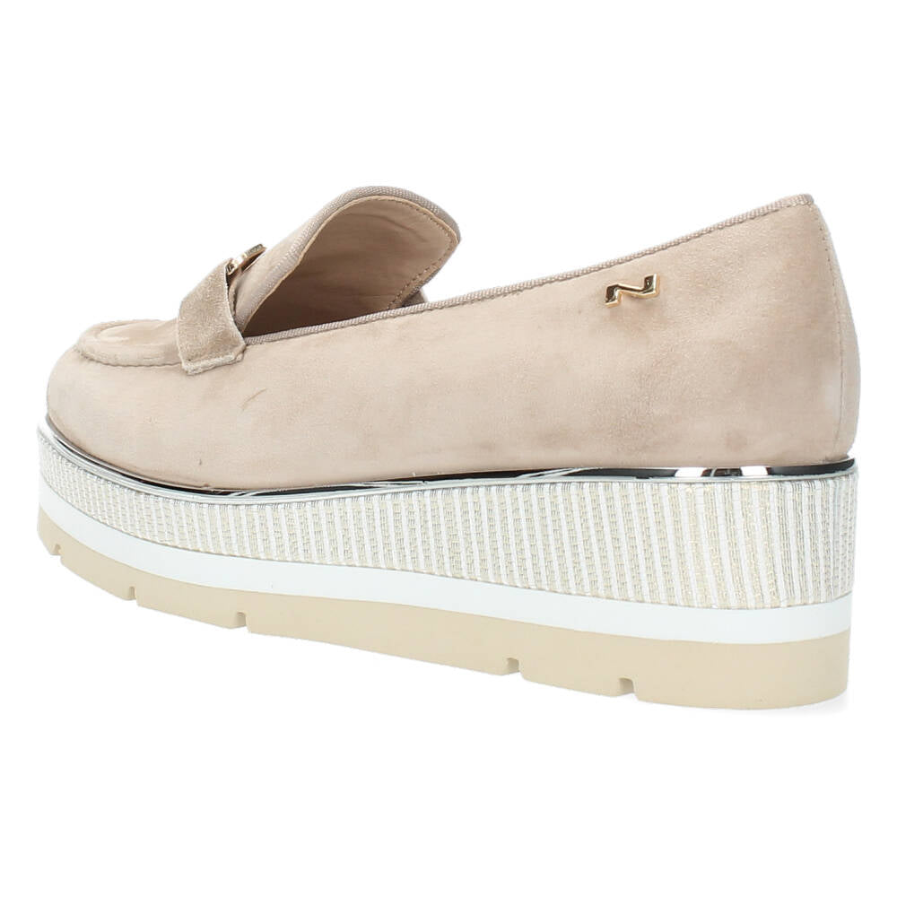 Beige loafers