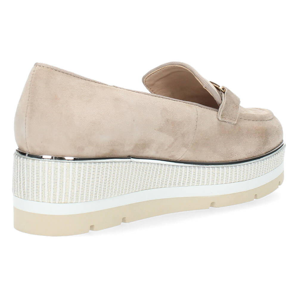 Beige loafers