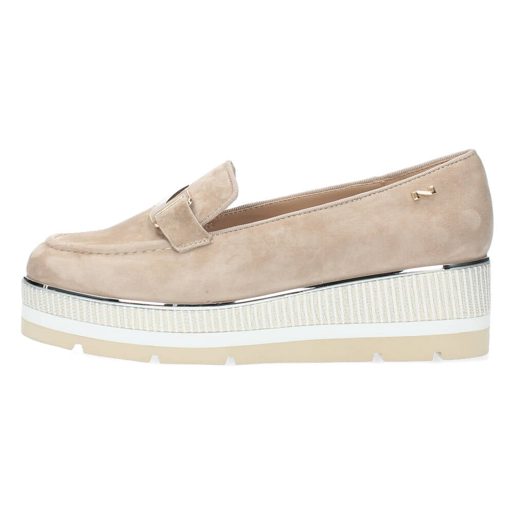 Beige loafers