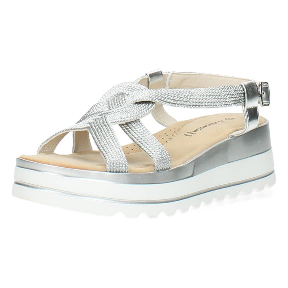 Zilveren sandalen