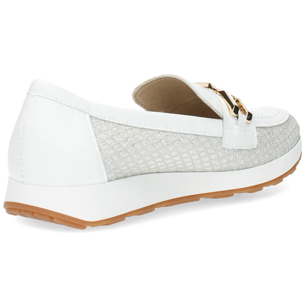 Witte loafers