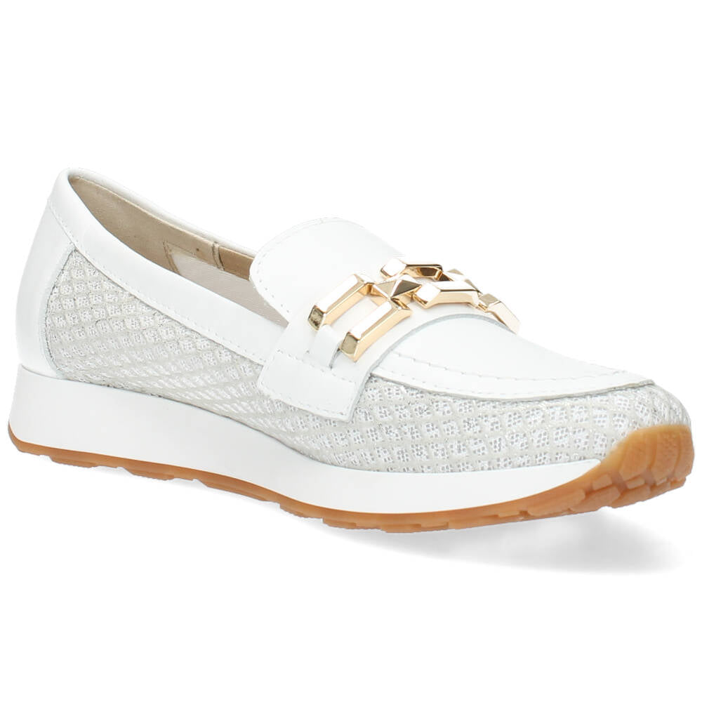 Witte loafers