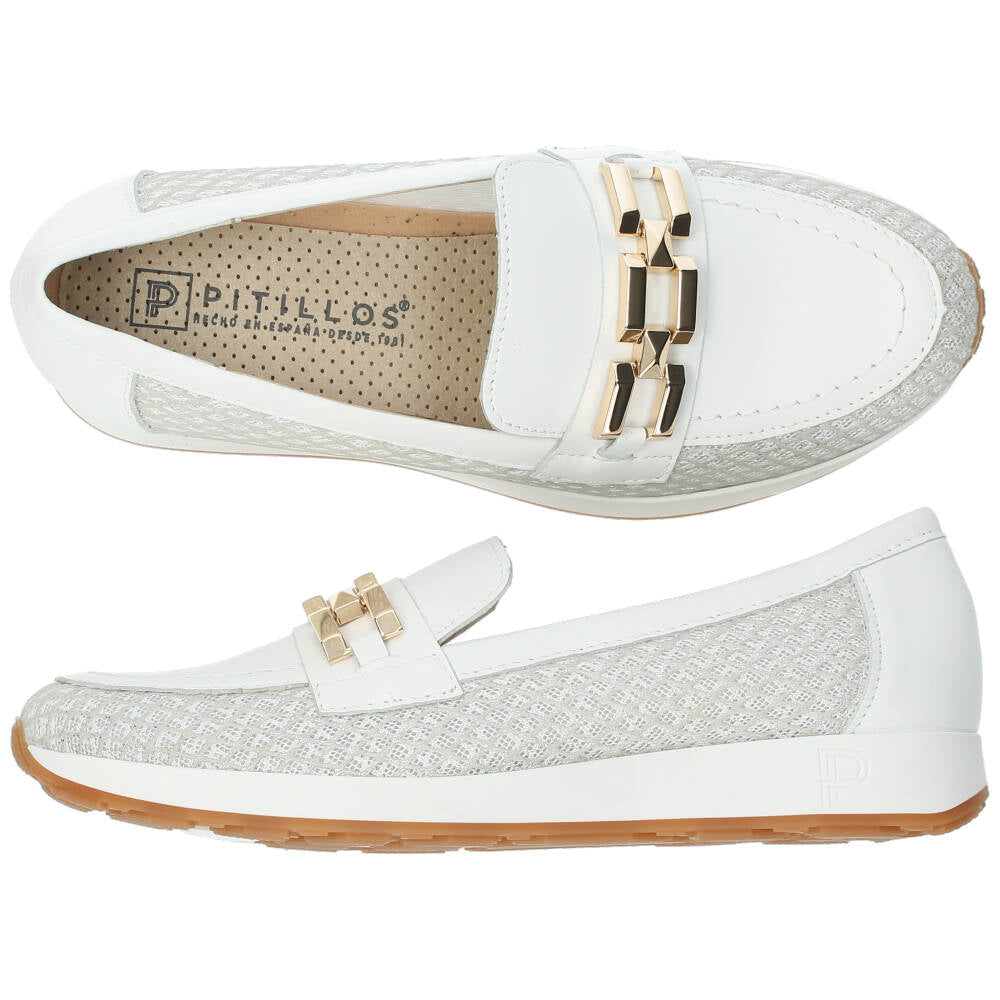 Witte loafers