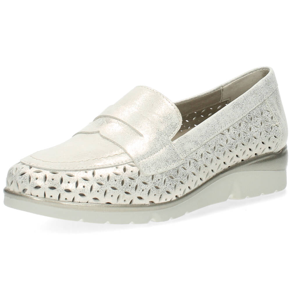 Metallic loafers