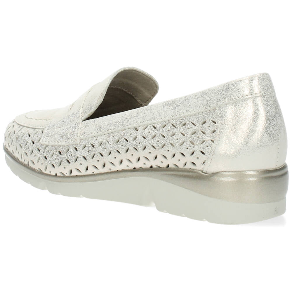 Metallic loafers