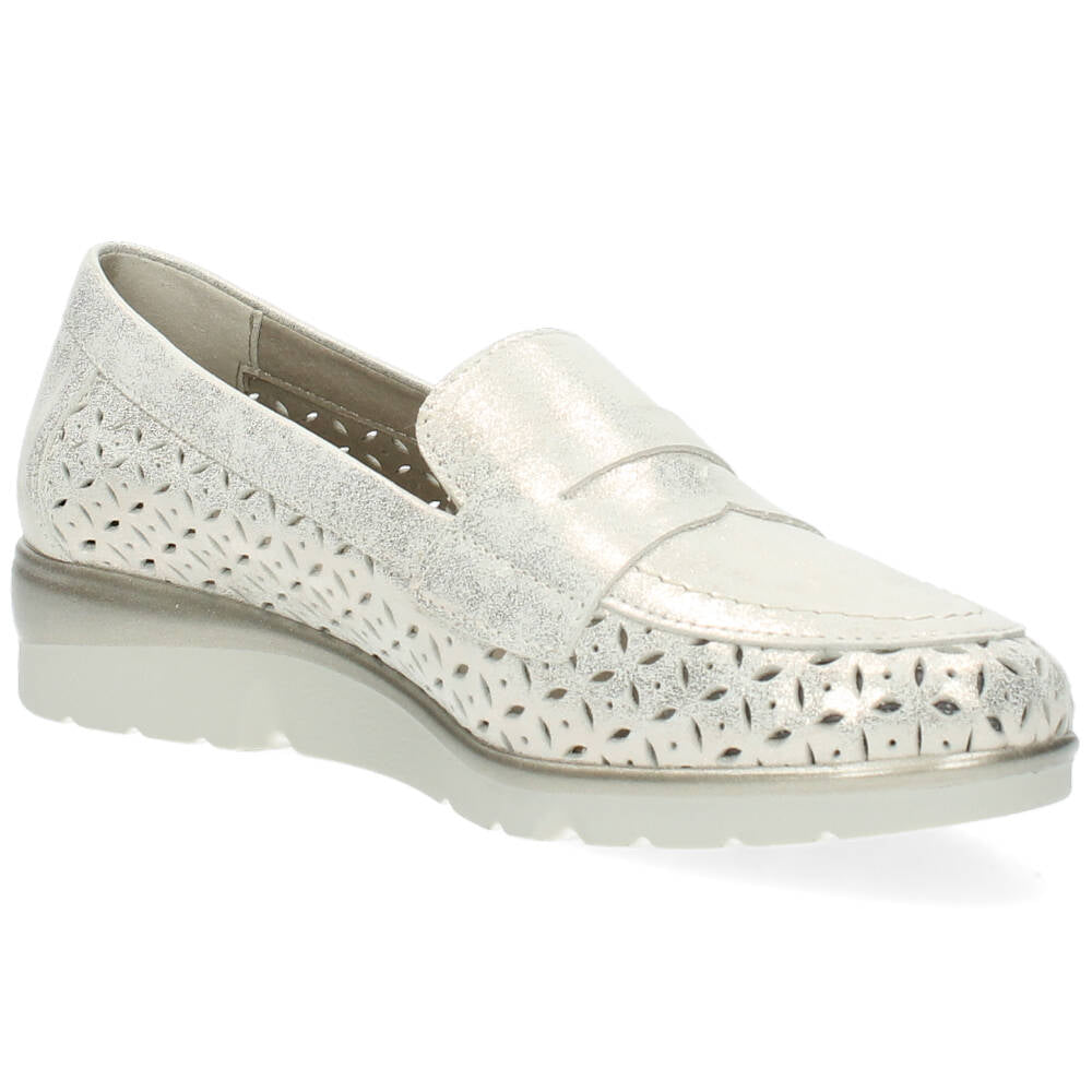 Metallic loafers