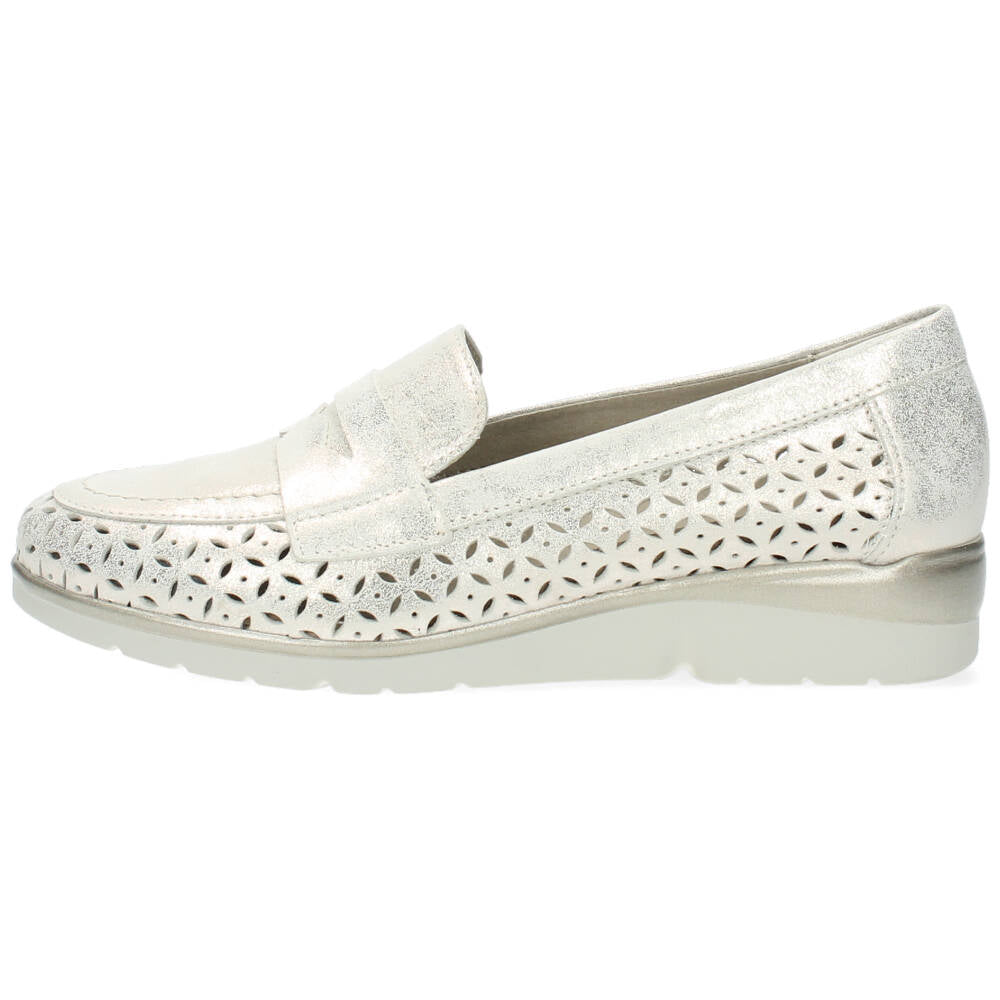 Metallic loafers