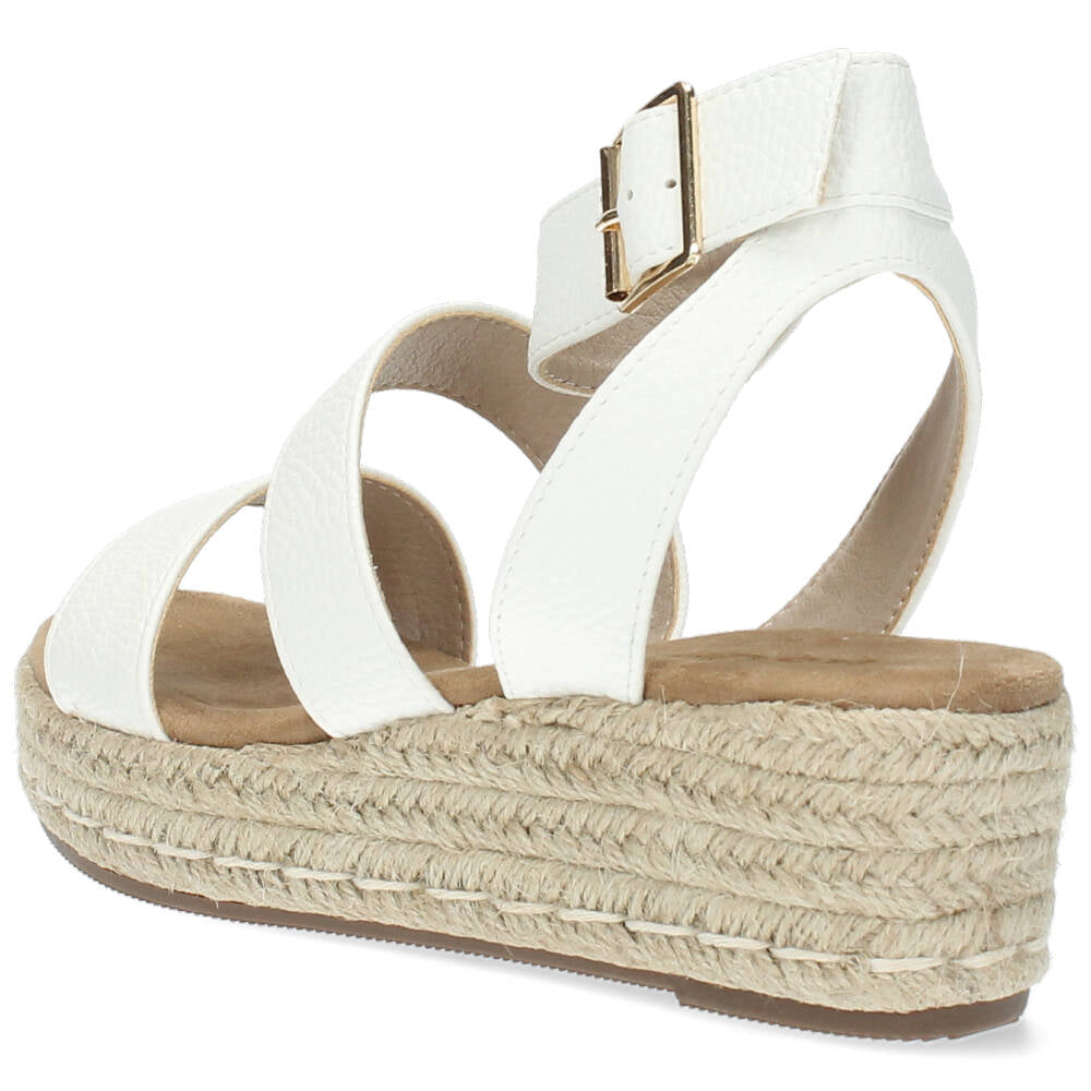 Witte sandalen