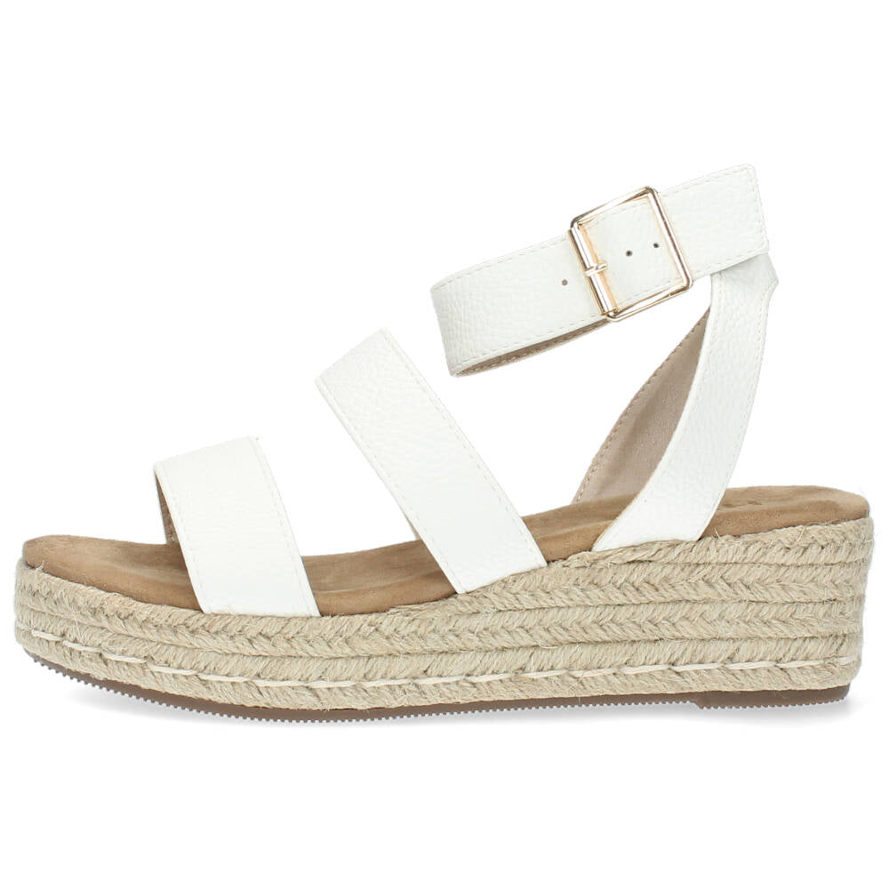 Witte sandalen