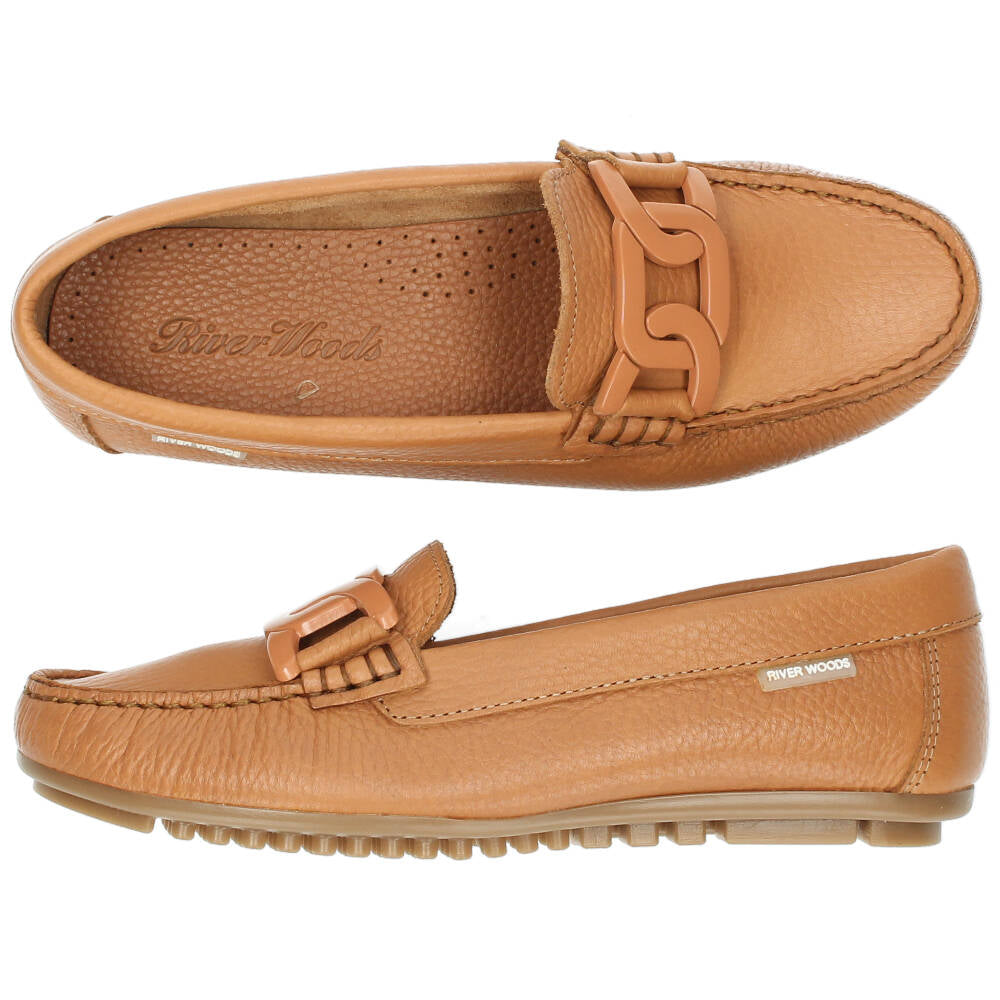 Cognac mocassins