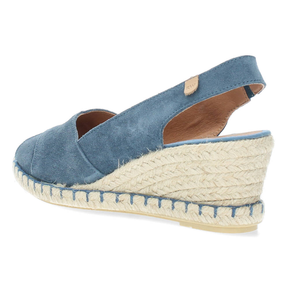 Jeans blauwe sleehakken