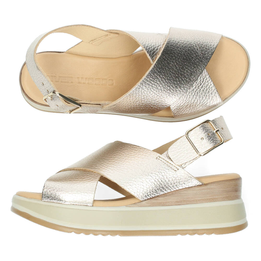 Metallic sandalen