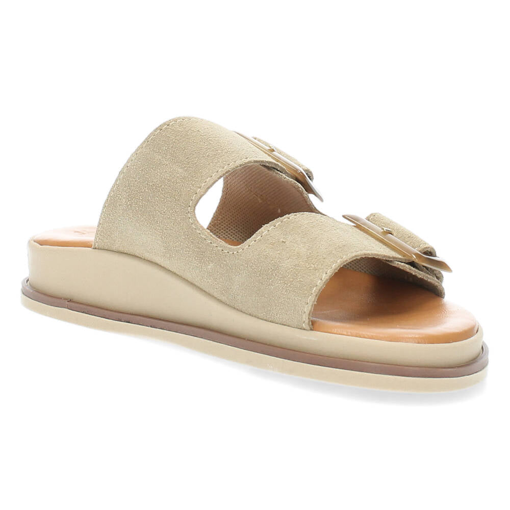 Beige slippers