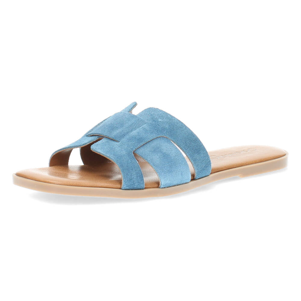 Blauwe slippers