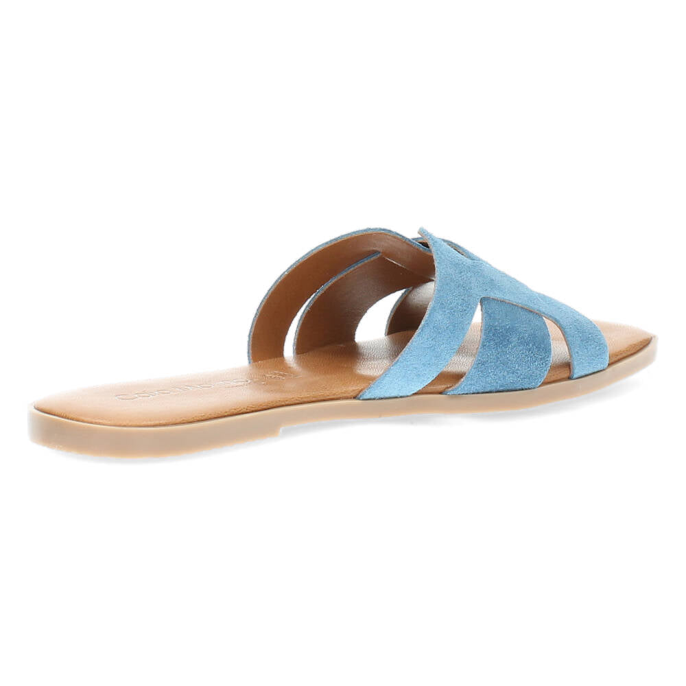Blauwe slippers