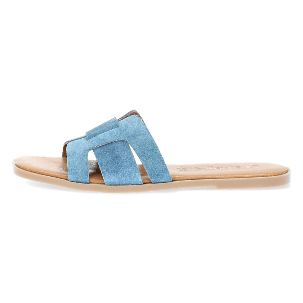Blauwe slippers