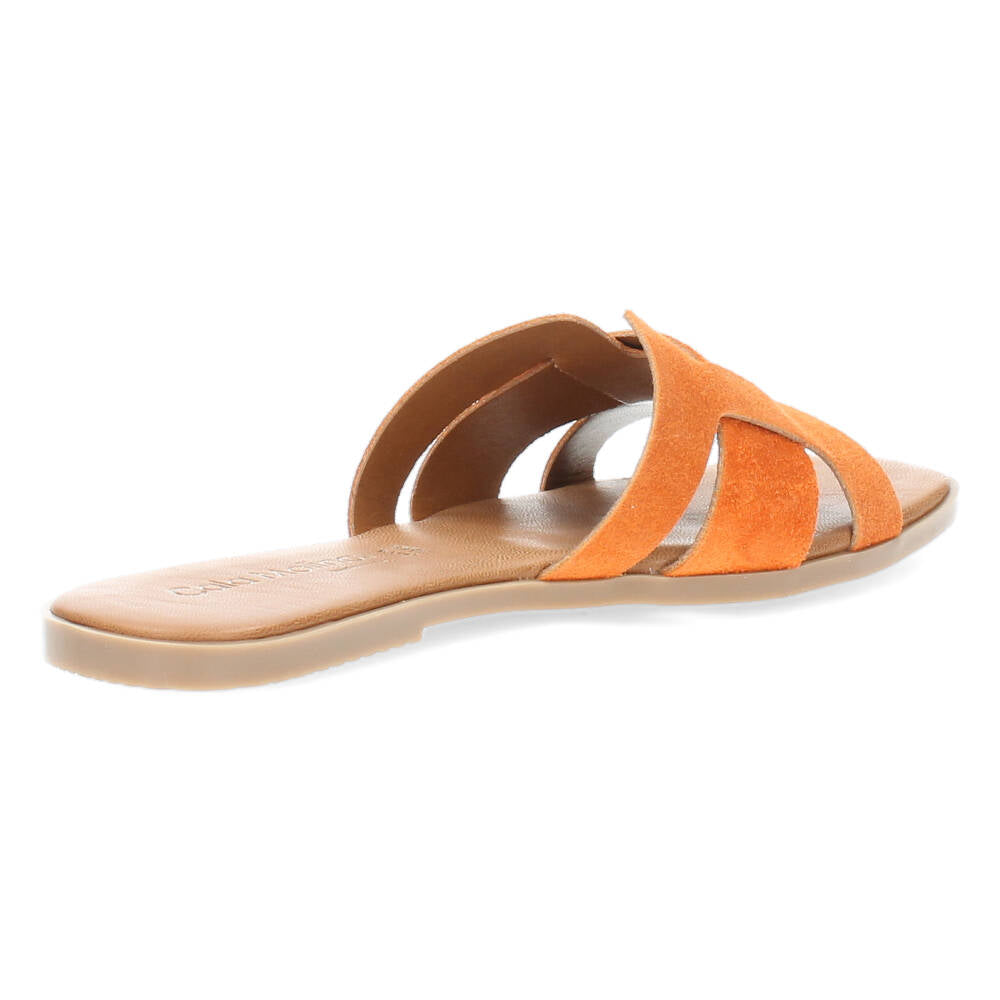 Lichtoranje slippers