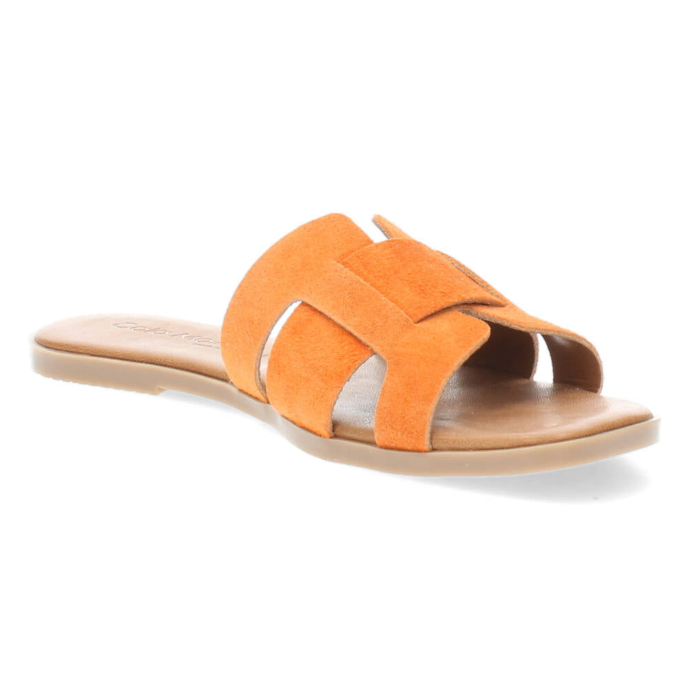 Lichtoranje slippers