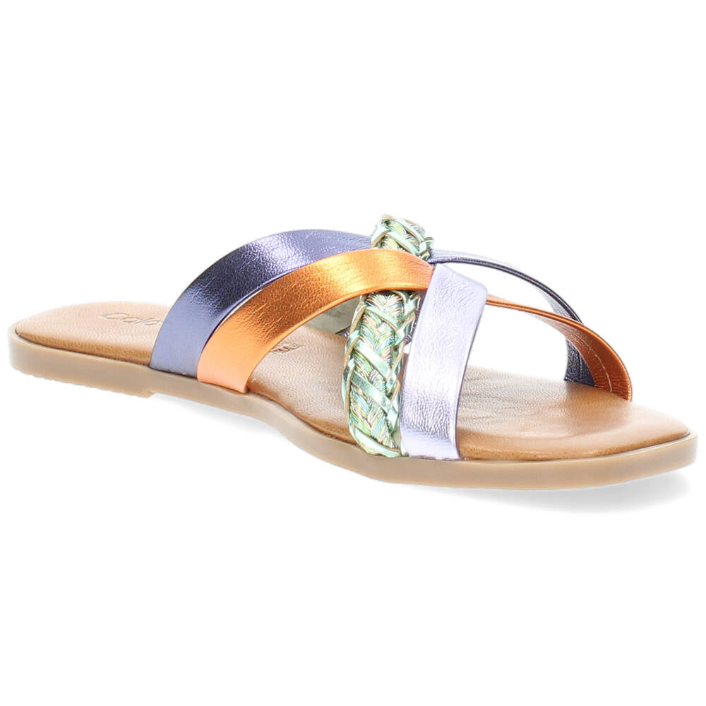 Multicolour slippers