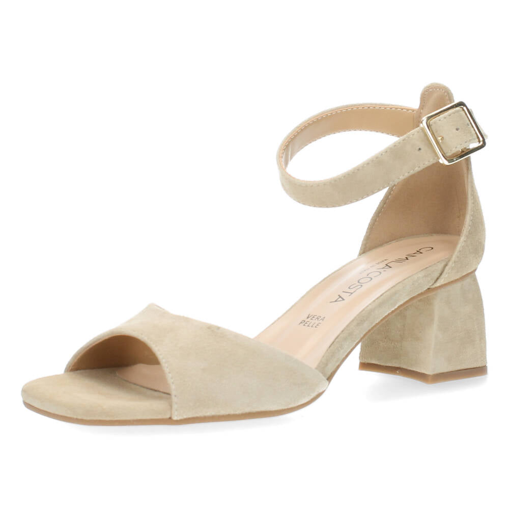 Beige sandalen