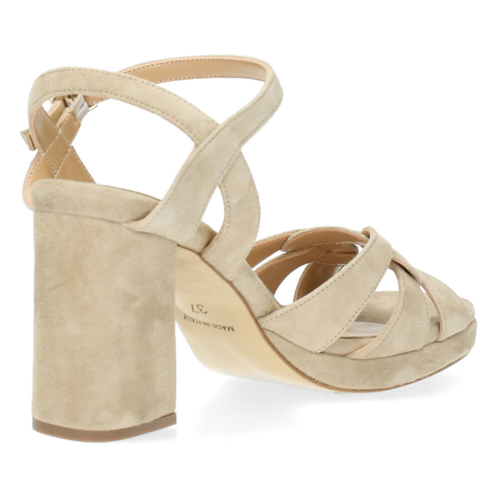 Beige sandalen
