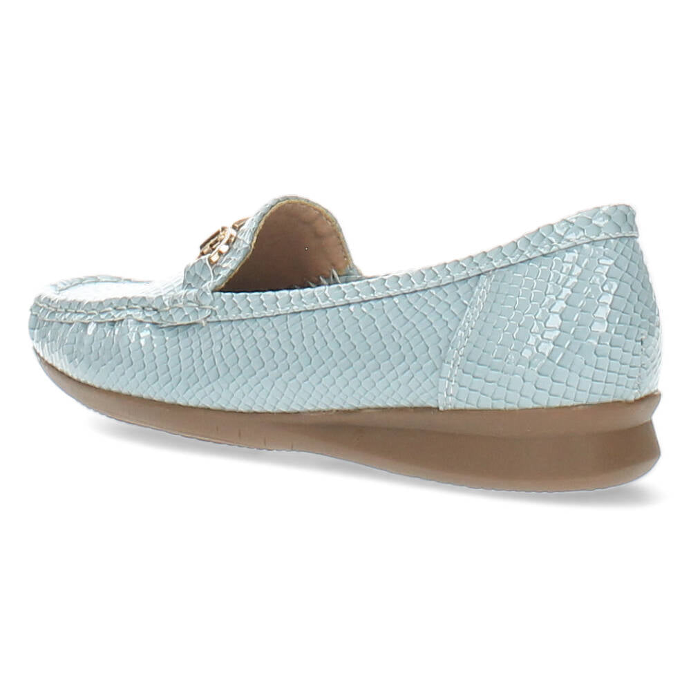 Blauwe loafers