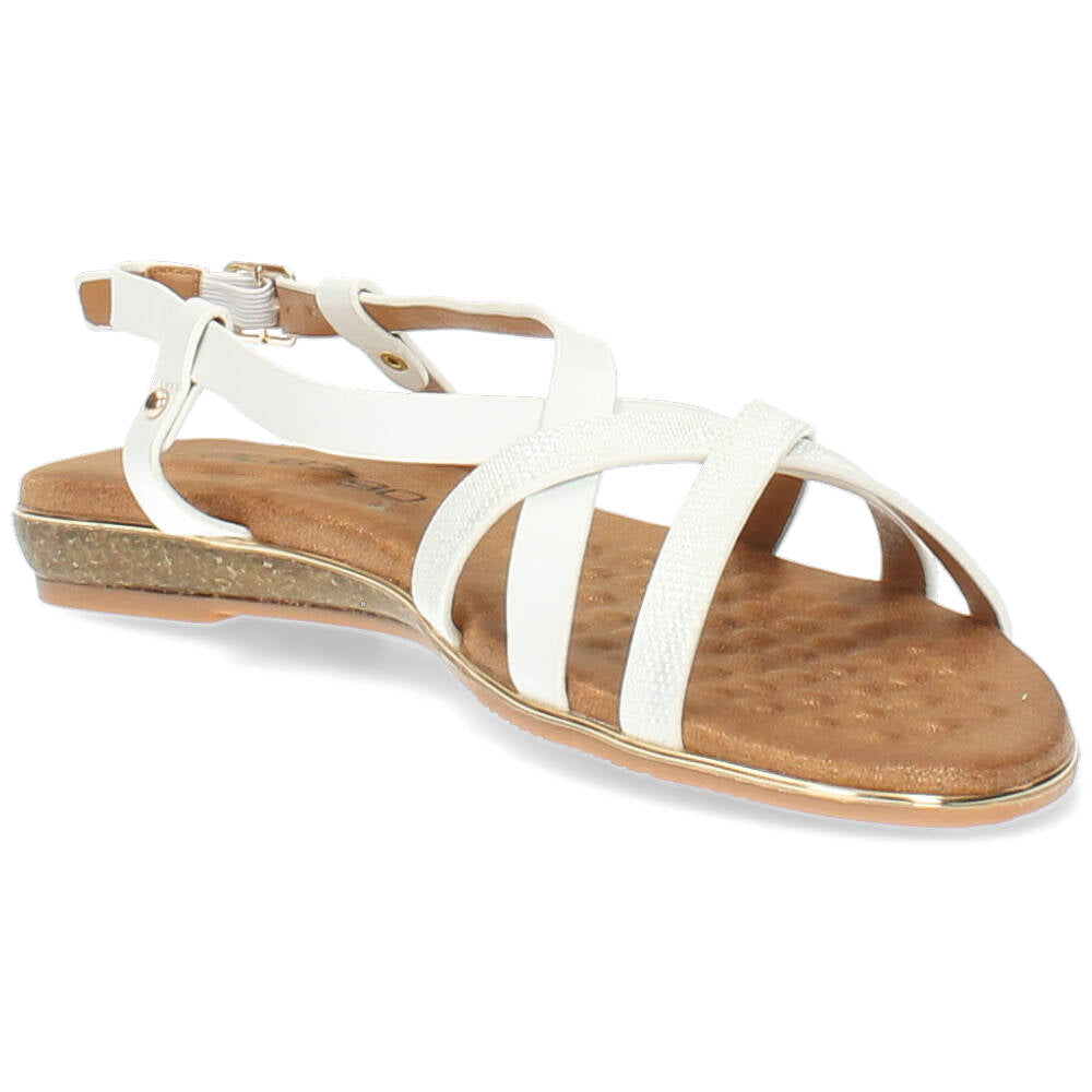 Witte sandalen