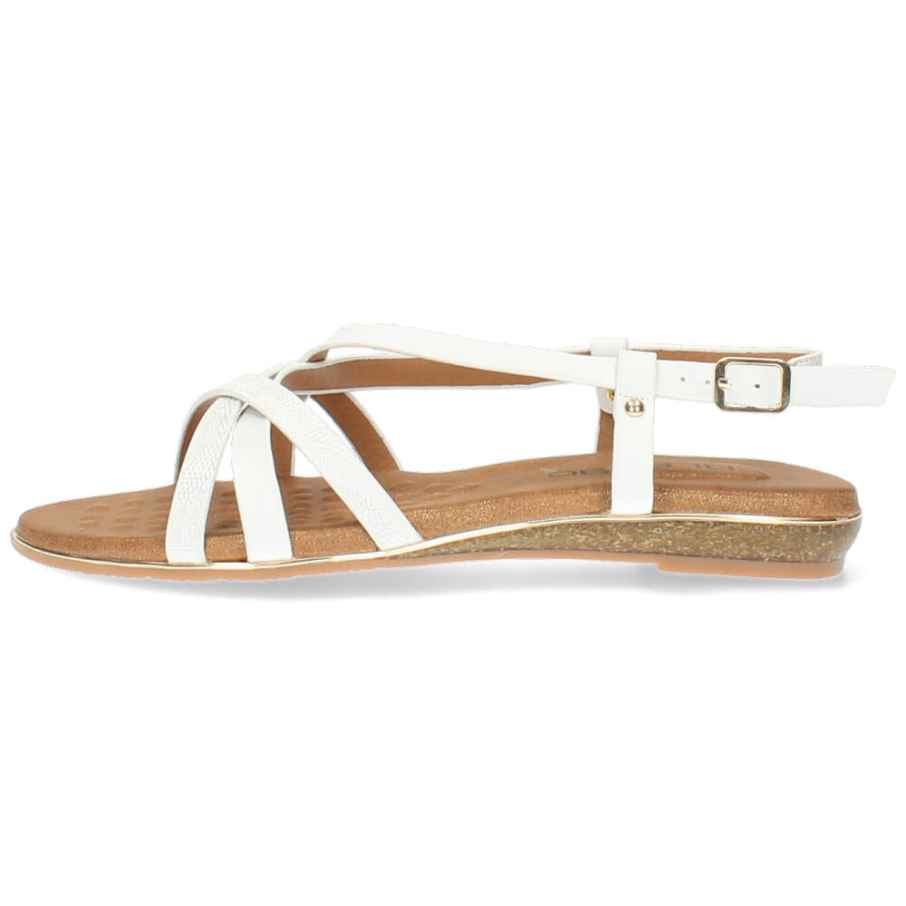 Witte sandalen