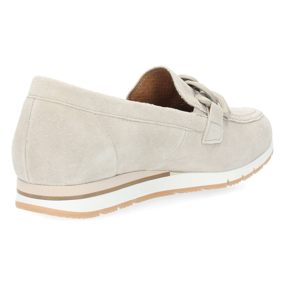 Beige loafers