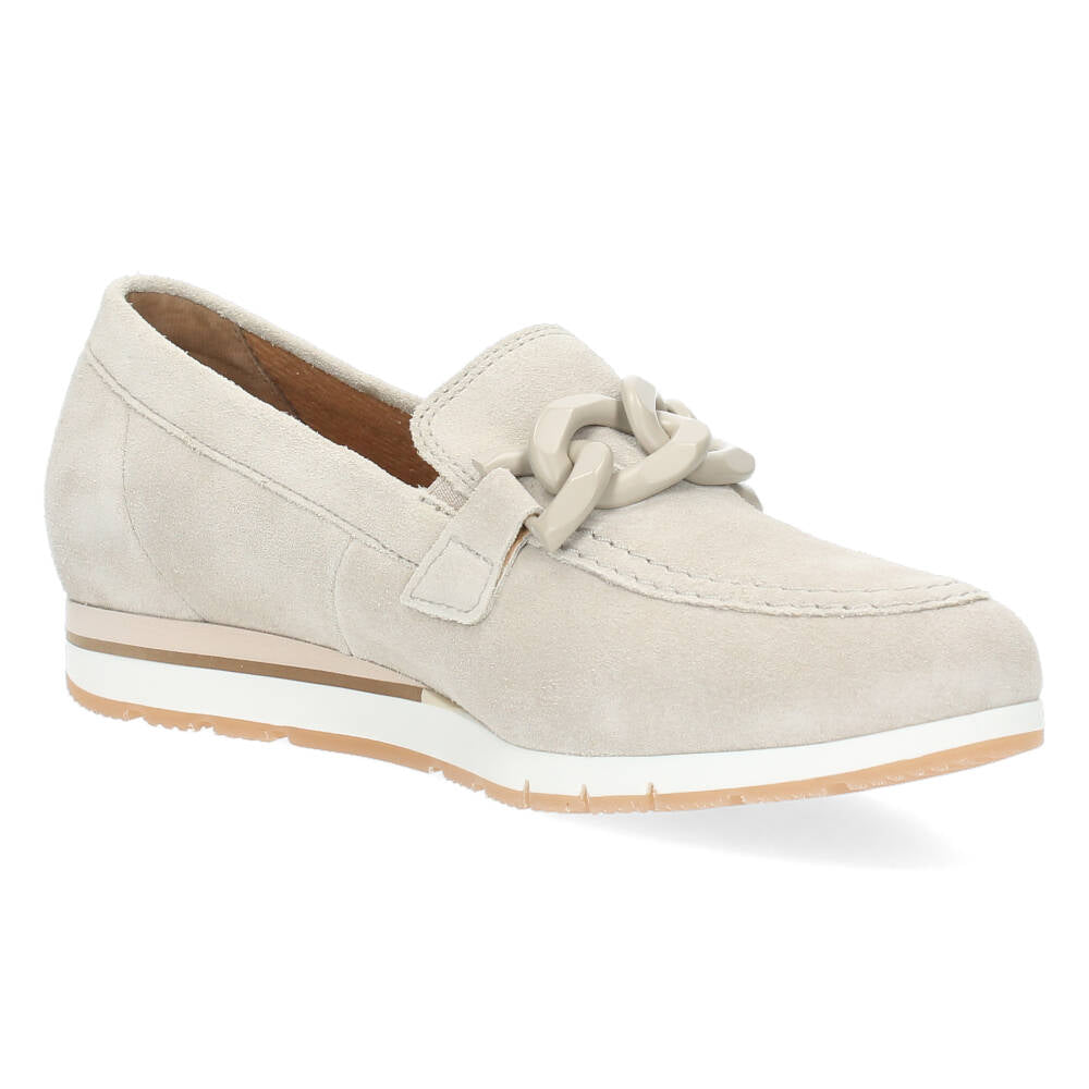 Beige loafers