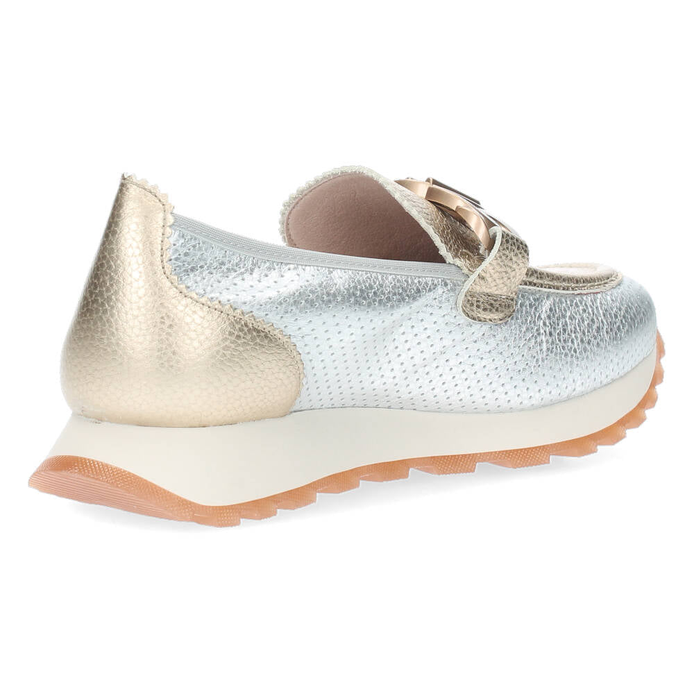 Metallic loafers
