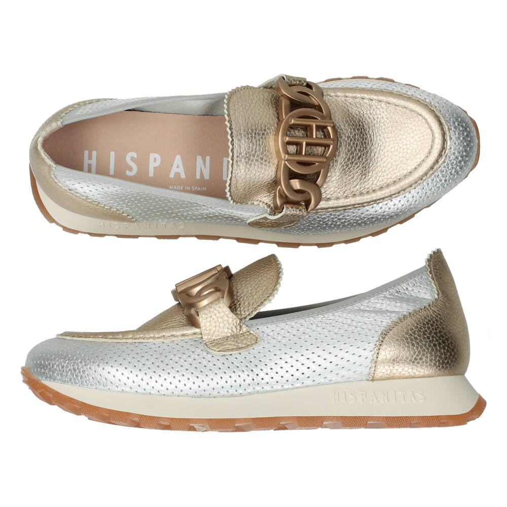 Metallic loafers