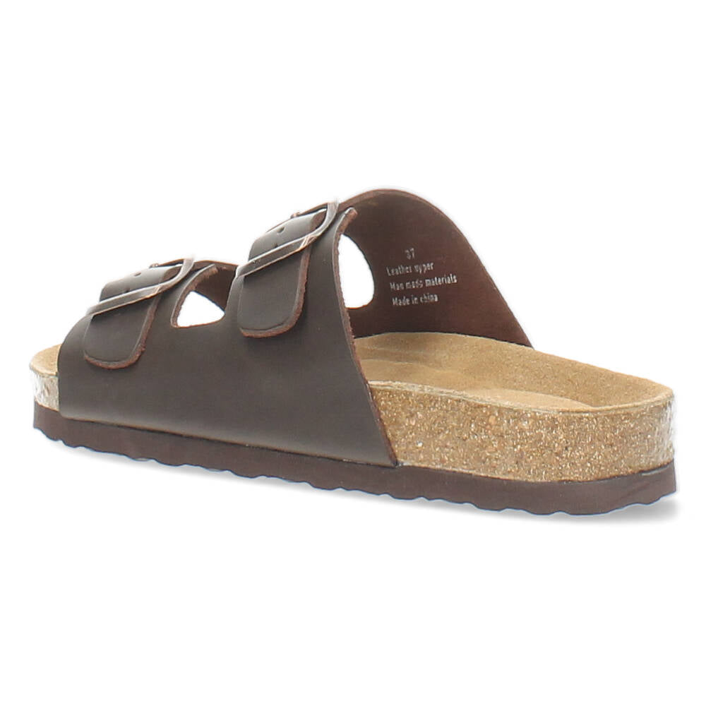 Donkerbruine slippers