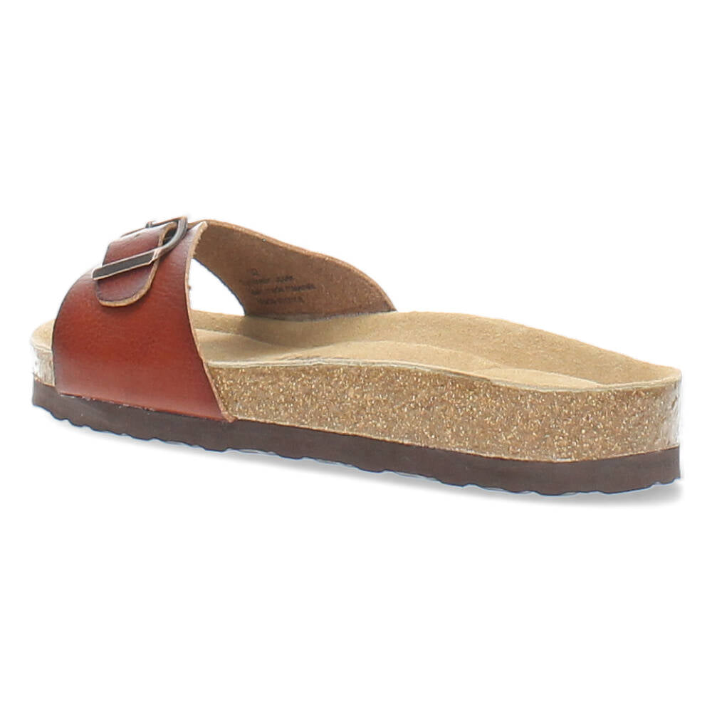 Cognac slippers