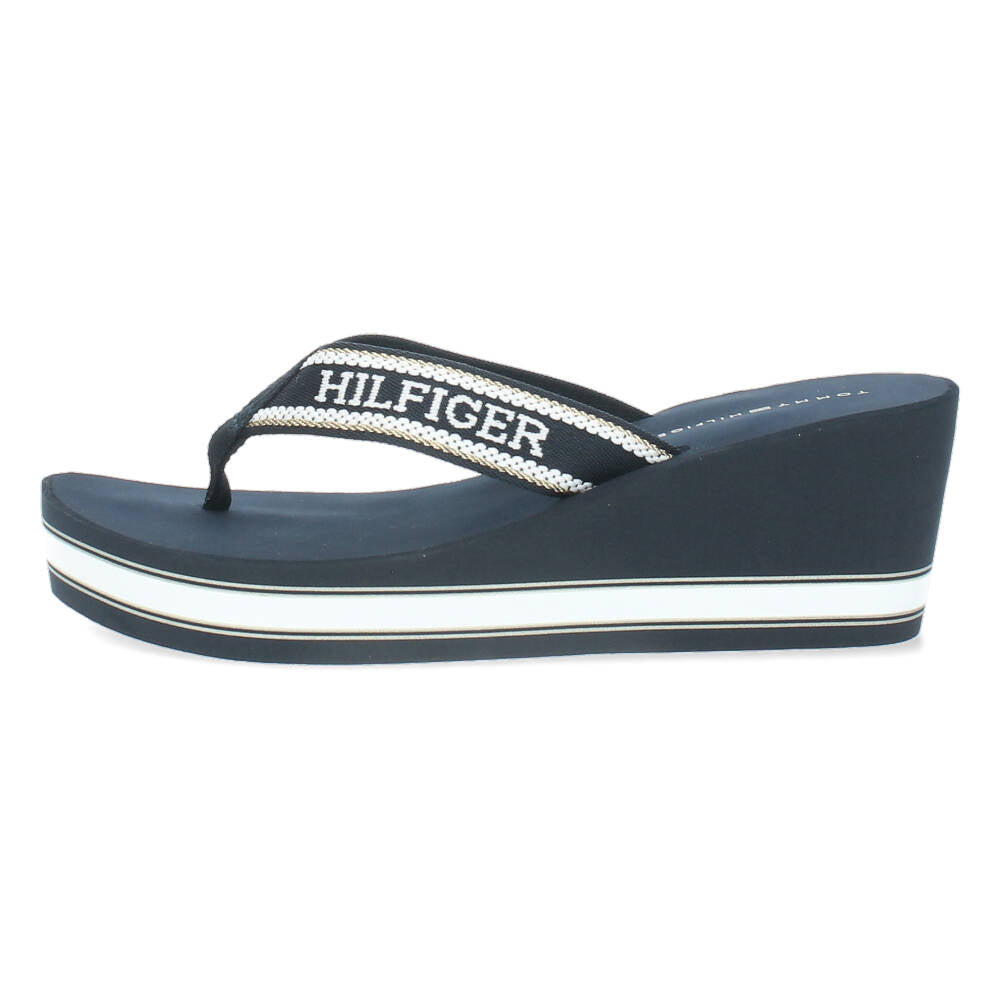Blauwe teenslippers