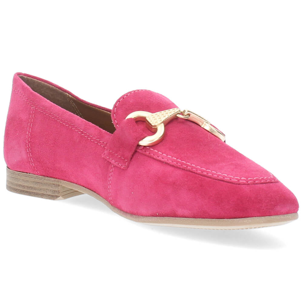 Fuchsia loafers