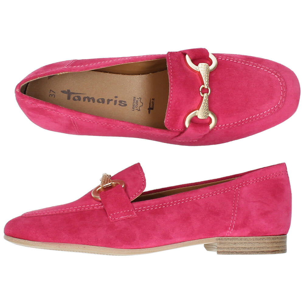 Fuchsia loafers