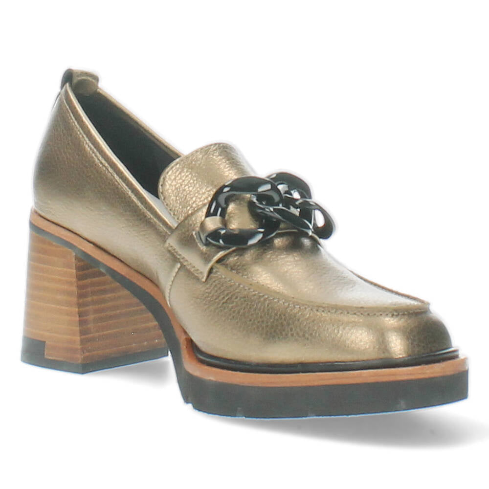 Bronzen mocassins