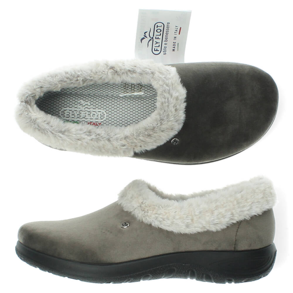Taupe pantoffels