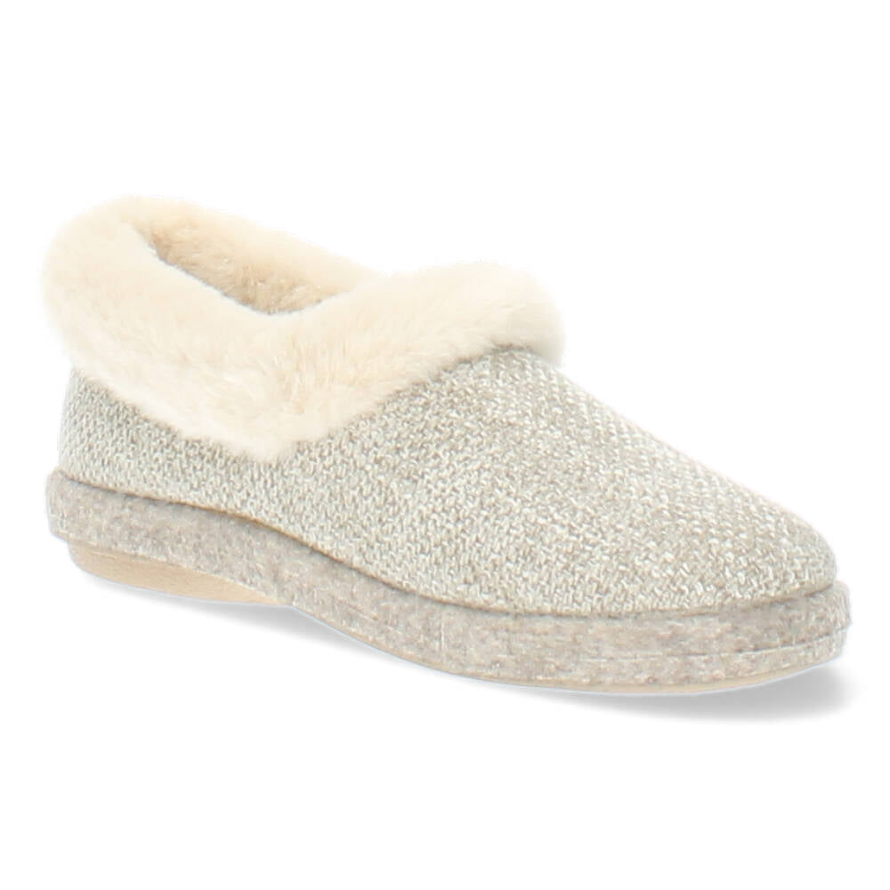 Beige pantoffels