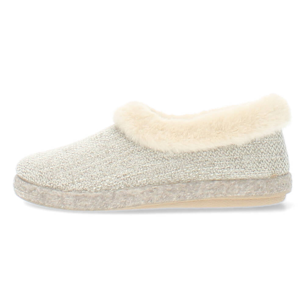 Beige pantoffels