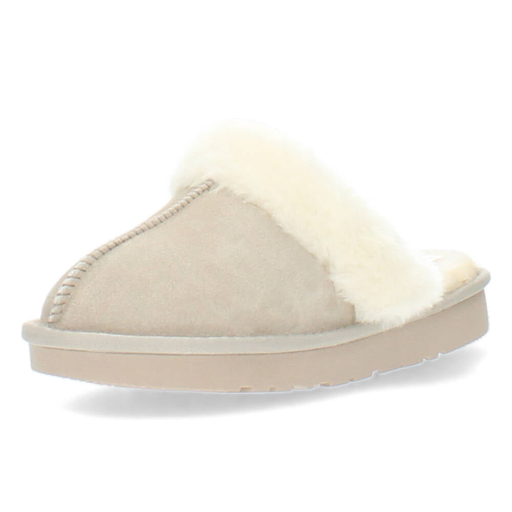 Beige pantoffels