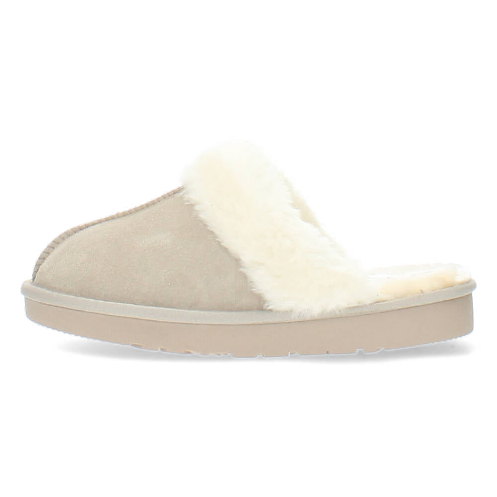 Beige pantoffels