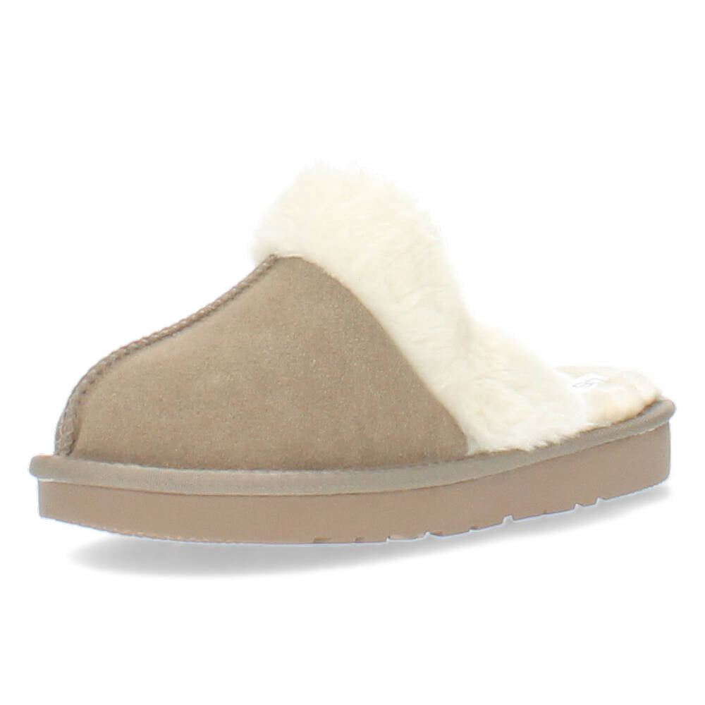 Taupe pantoffels