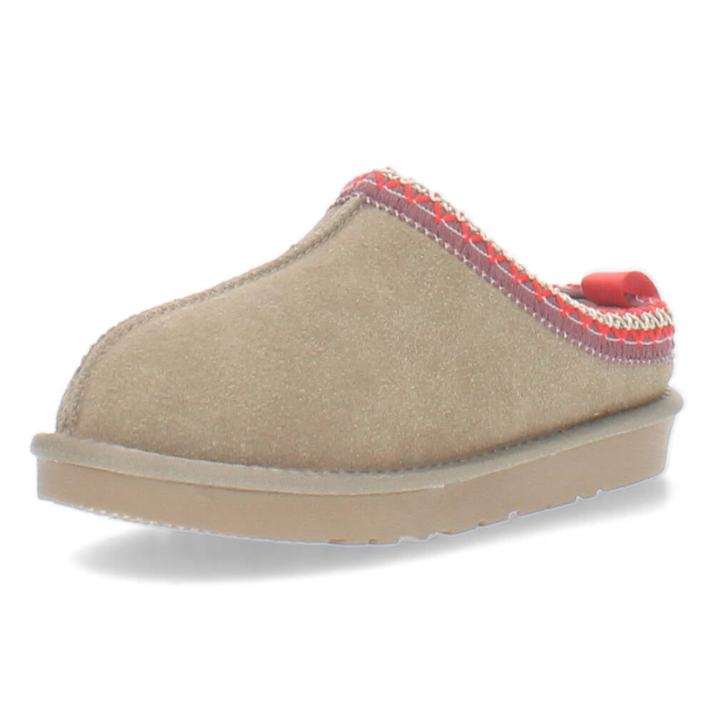 Taupe slip-ons