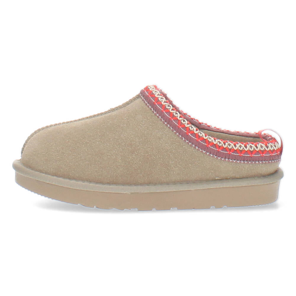Taupe slip-ons