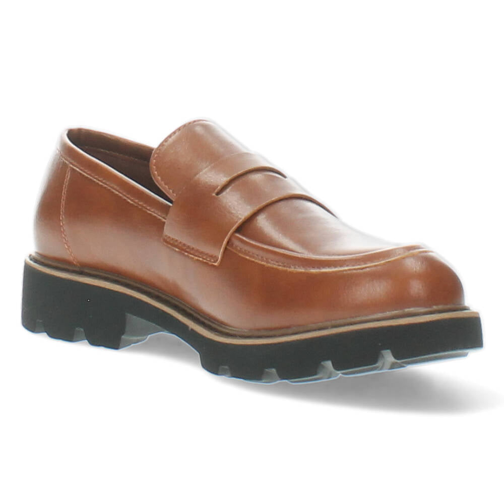 Cognac mocassins