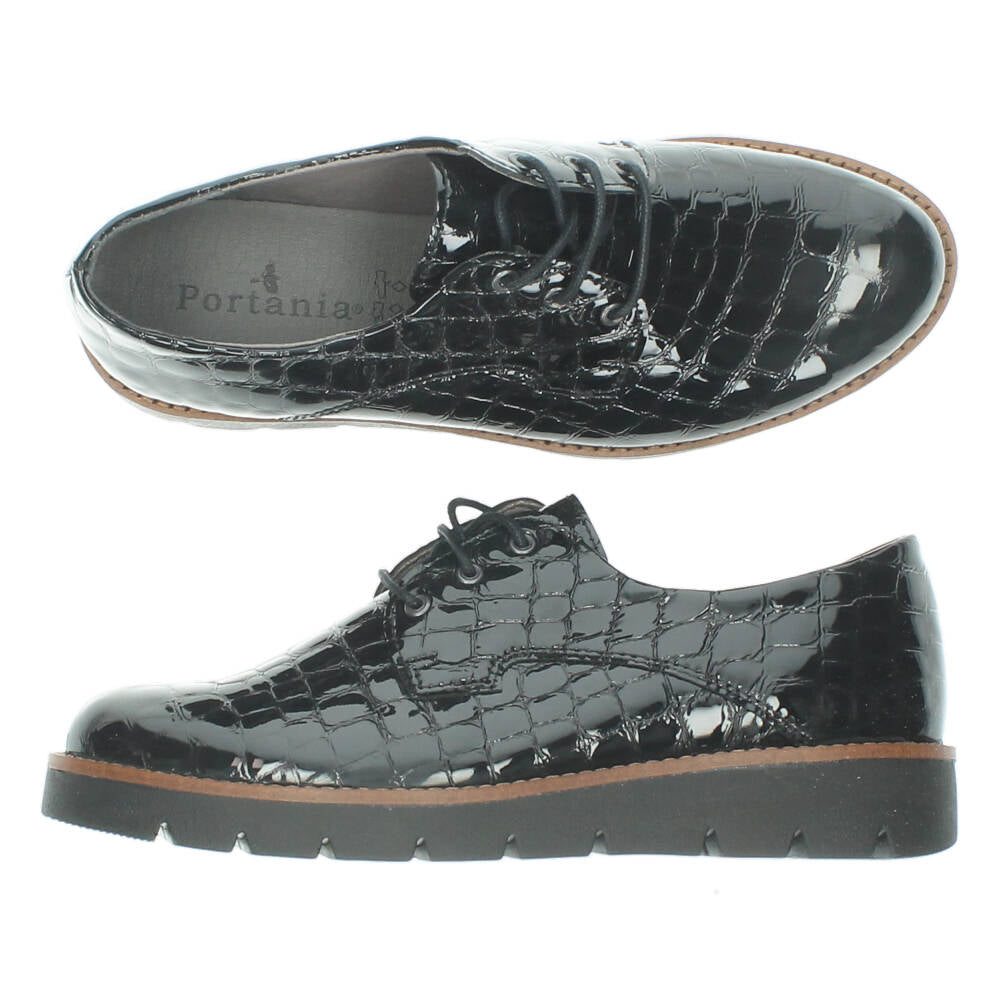 Zwarte veterschoenen