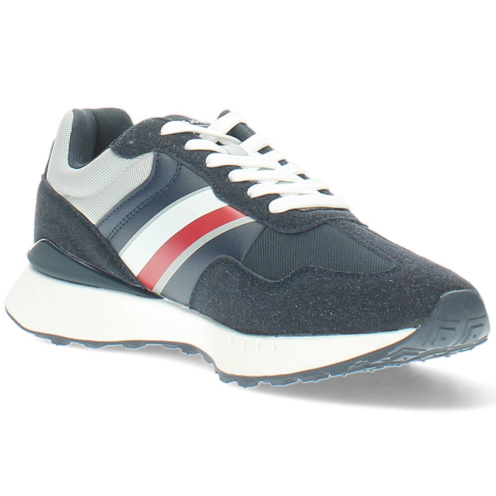 Blauwe sneakers