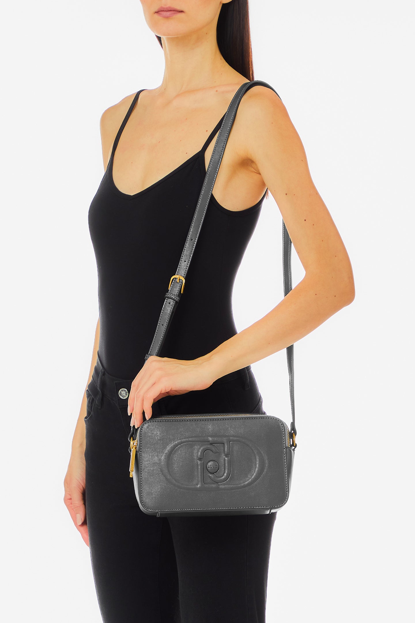 Zwarte crossbody